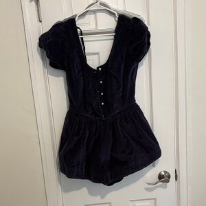 Free People Silver Bells Romper